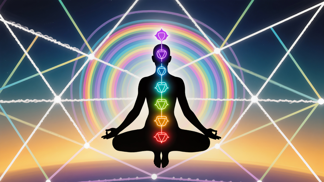 Chakra Aligned Figure In Meditation