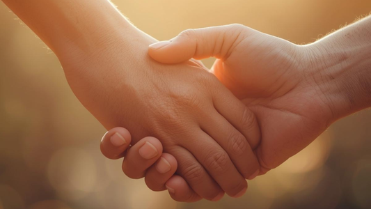 Hands Holding Symbolizing Trust in Relationships