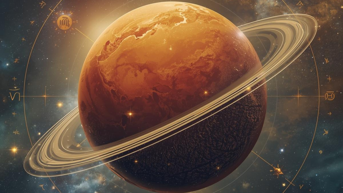 Mars Planet With Zodiac Astrology Symbols