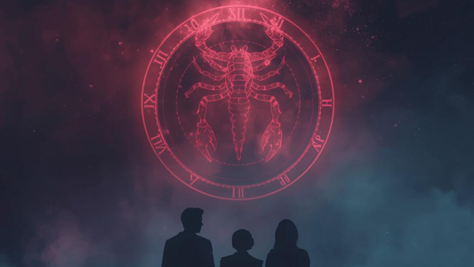 Scorpio Zodiac Sign With Starry Background