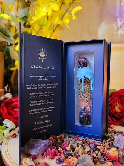Protection Spell Jar -  Spiritual Guardian for Modern Times
